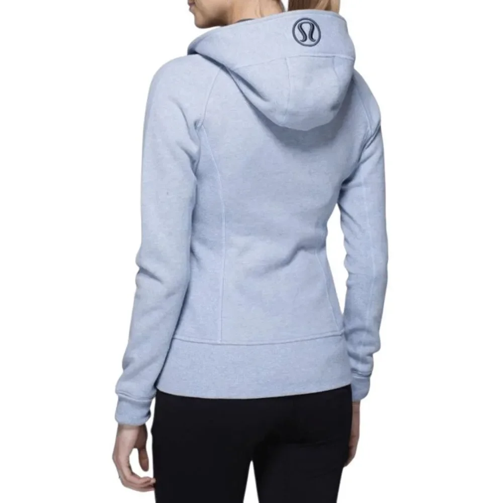 LULULEMON ATHLETICA Scuba Hoodie 'Heatherd Lullaby/Cadet Blue' Size 4